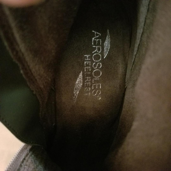 Aerosoles Grey Suede Boots - Picture 3 of 8